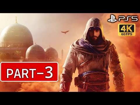 Assassin's Creed MIRAGE [4K 60FPS] - PS5 Gameplay Walkthrough Part 3 FULL GAME  | No Commentary