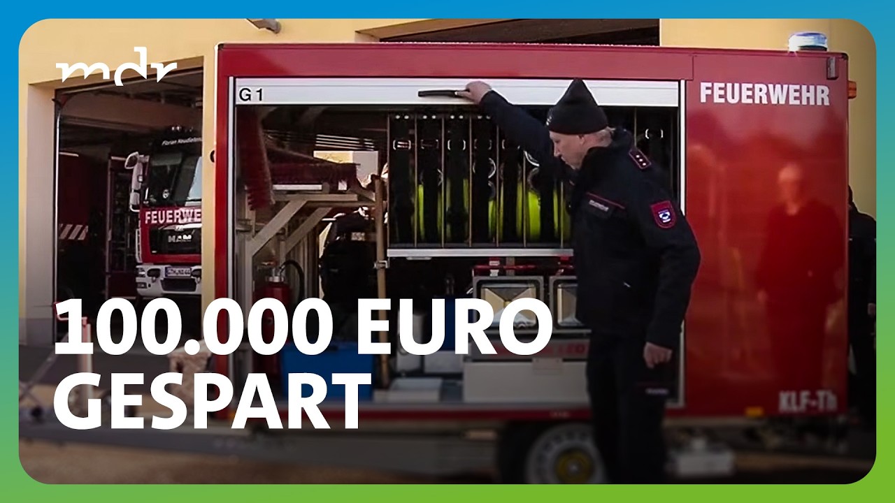 Anhänger "Marke Eigenbau" spart Feuerwehr 100.000 Euro | MDR um 4 | MDR