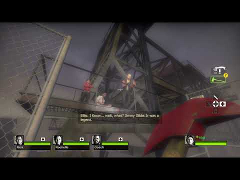 Zoey calling Ellis & Francis morons - Left 4 Dead 2