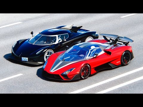 2022 SSC Tuatara Agressor vs Koenigsegg Jesko Absolut at Drag Race 20 KM