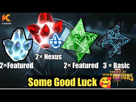 Featured 6 star, Basic and Nexus and Featured Cavelier Crystal openings - mcoc