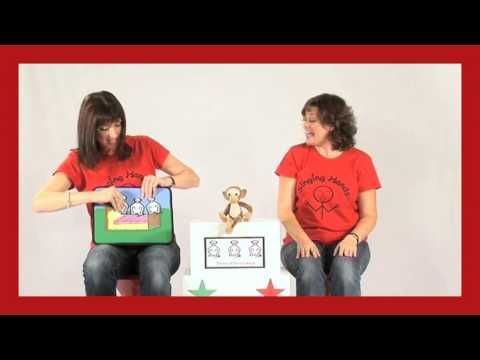 Makaton - THREE LITTLE MONKEYS - Singing Hands