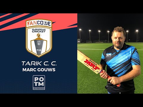POTM: M.Gouws - TAR vs CAG | Highlights | Fancode European T10 Gibraltar| Gibraltar 2022 | ETT22.002