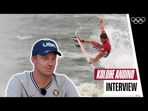"Nothing is as GNARLY as that!" 🏄🏼‍♂️ 🌊 | Kolohe Andino on his baby and his chances for Paris 2024