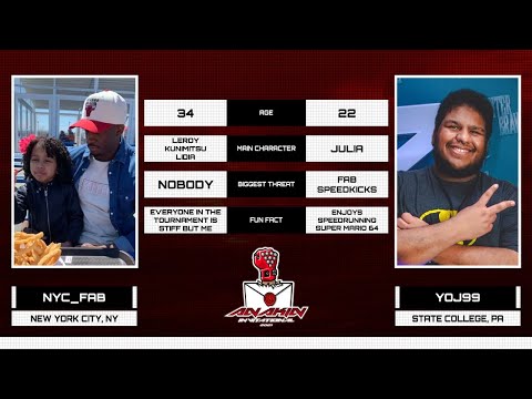 Tekken 7 Anakin Invitational 2021 | NYC_FAB (Kunimitsu) VS YOJ99 (Julia)