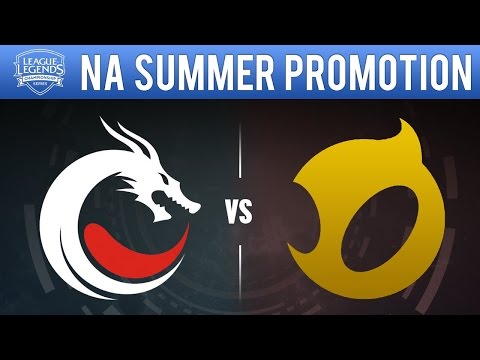 Team Dragon Knights vs Dignitas - NA LCS Summer 2016 Promotion Game 3