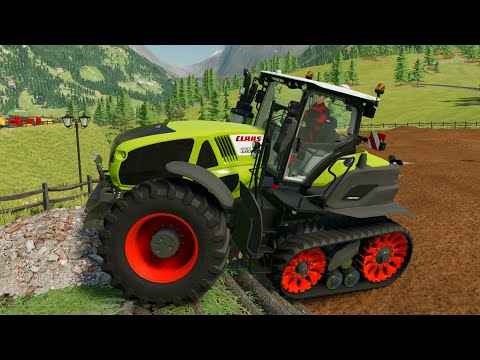 Transport of Colors ! TRANSPORTING COLORED CLAAS TRACTOR TO PARKOUR - Farming Simulator 22