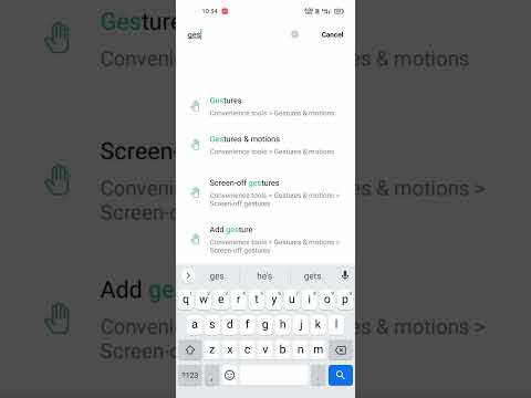 😄😄All details Gesture motion setting 👍👍