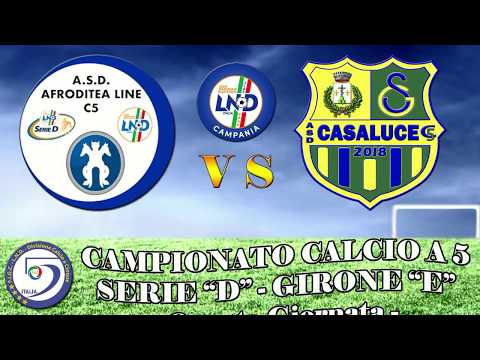 24.11.2018 AFRODITEA LINE / GS CASALUCE - Campionato C5 "D" girone "E" 4^ Giornata