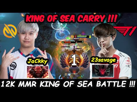 Jackky vs 23savage - King of SEA Carry 12K MMR Battle