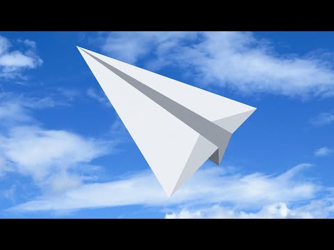 How to make a Paper Airplane - Origami Paper Crafts