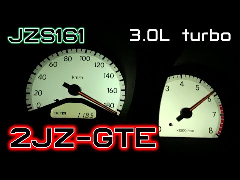 Thumbnail for (JZS161) TOYOTA  ARISTO 3.0L turbo  acceleration test,cruise engine RPM,up to max speed. by Toyota Aristo