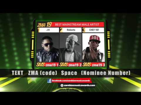 Nominees for Best MainStream Male - 2015 Mosi Lager Zambian Music Awards