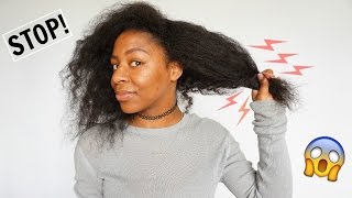 How To: STOP Hair Breakage//Hair Loss IMMEDIATELY | Natural Hair
