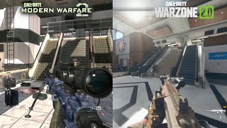 Warzone 2.0 VS Mw2 Terminal Map comparison