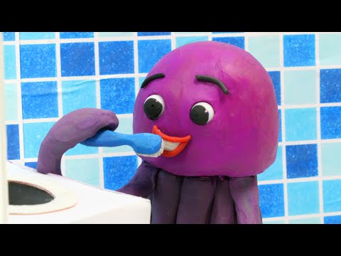 Brush Your Teeth Song| More Nursery Rhymes | Funny Octopus| Learning Songs For Kids