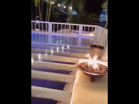 Acrylic Pool cover dance floor!