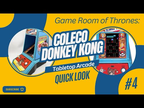 Quick Look - Coleco Donkey Kong Tabletop Arcade Review & Demonstration #coleco #donkeykong #nintendo