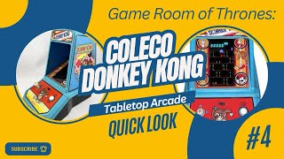 Quick Look - Coleco Donkey Kong Tabletop Arcade Review & Demonstration #coleco #donkeykong #nintendo