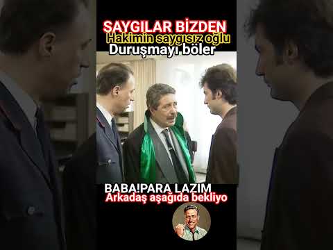 👉SAYGILAR BİZDEN Hakimin Saygısız Oğlu Duruşma böler Aboneol devamıgelsin🙏☺️ Efso Kemal Sunal dizisi