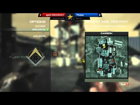 EGL7 : Mad Catz Call of Duty: MW3 (Xbox 360) : apeX.Knockou7 vs Phobia : WBR5 - Map 4