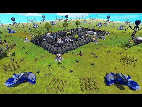 Can CLONES Defend the Surrounded FORT WALLS!? - Men of War: Star Wars Mod