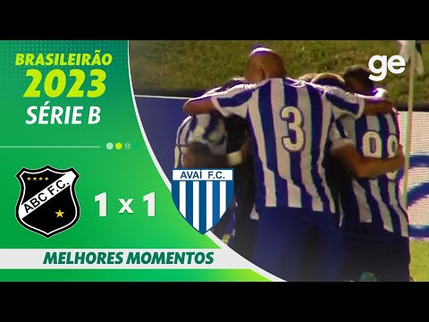 Gols e lances de ABC-RN x Avaí