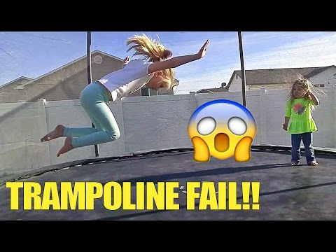 Trampoline Trick Gone Wrong!! Kids Gymnastics Class Fun With Dad | Ball Pit Fails