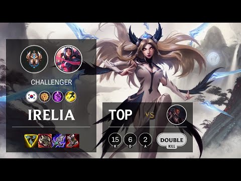 Irelia Top vs Lucian - KR Challenger Patch 10.25b
