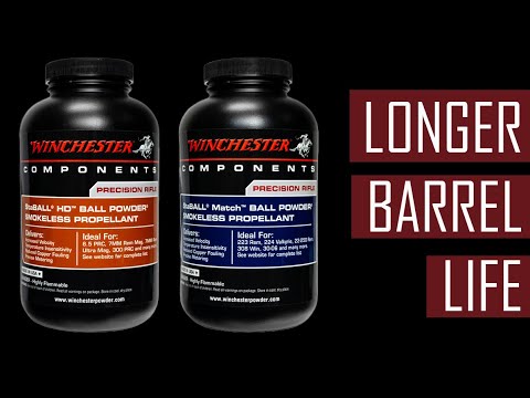 Longer Barrel Life With Winchester Powders!
