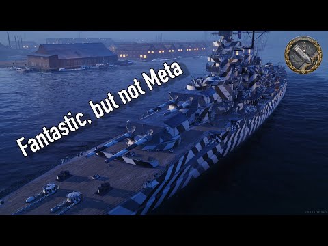 Finally, A Worthy Secondary Ship | Schlieffen Gameplay | Wows Legends