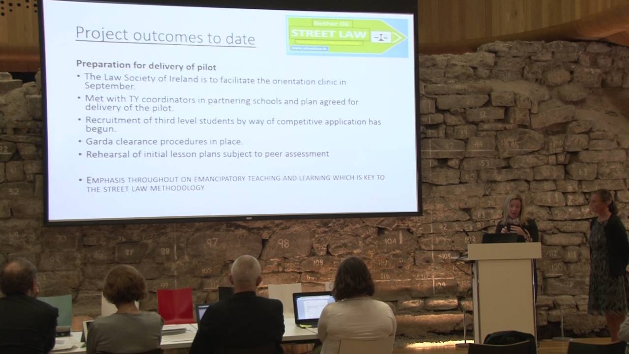 Street Law – a module to enhance the transferable skills of law students  - Presentation June 2016