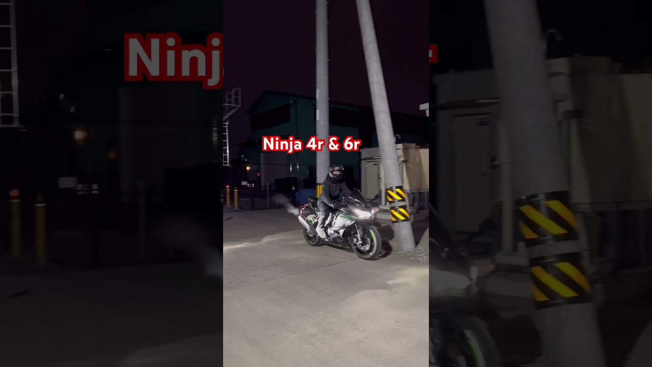 Black and green ninja 4r &6r