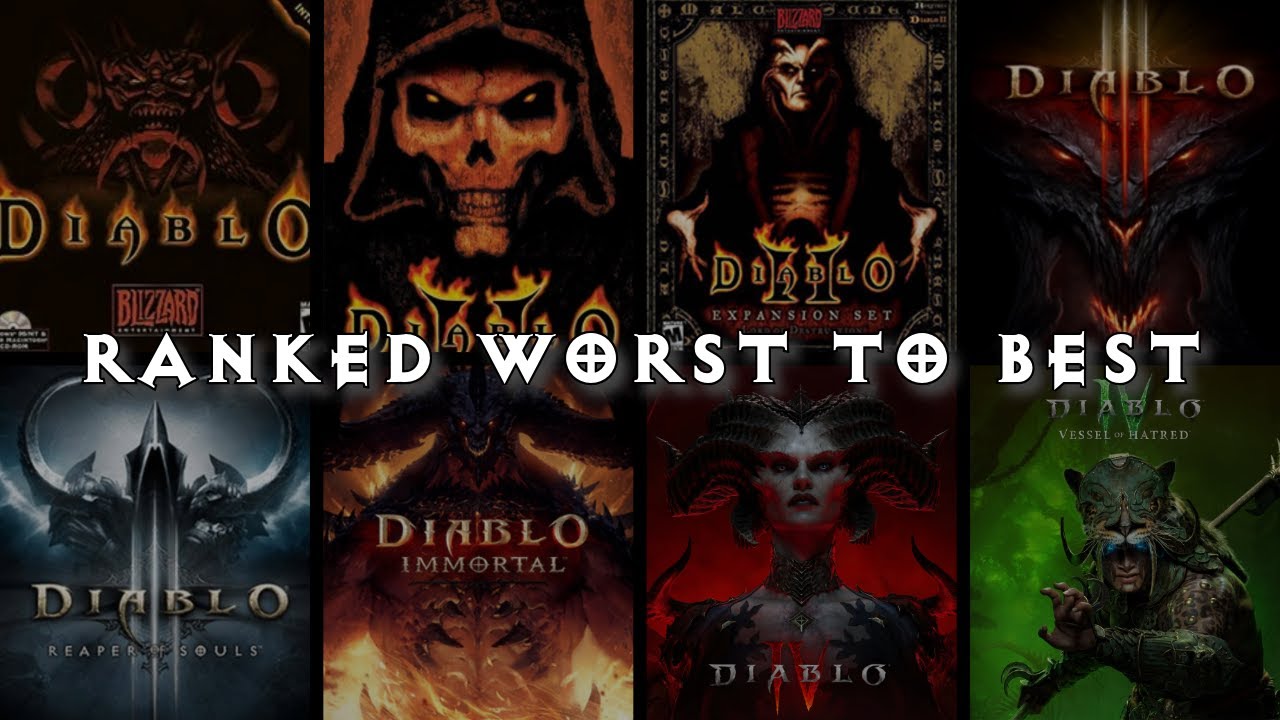 I Played and Ranked EVERY Diablo Game (Including Expansions)