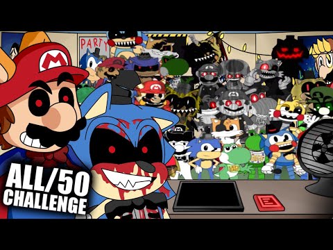 FNAS Maniac Mania All/50  CHALLENGE [FULL VERSION] Five Nights at Sonic's Maniac Mania