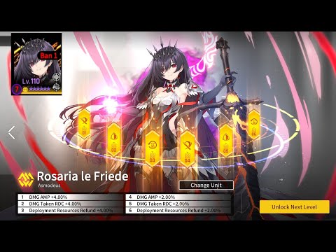 [Counter:side]​SEA​ Ban1​ Rosaria​ le​Friede​ PVP