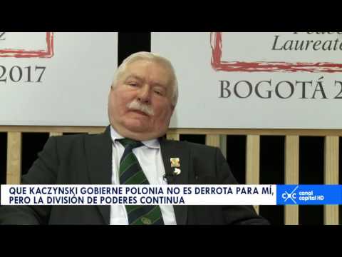 Entrevista de Claudia Palacios a Lech Walesa, expresidente de la República de Polonia