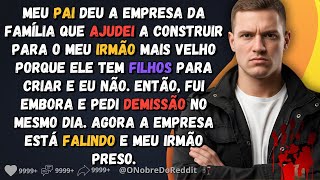 🗿🍷Um homem que ajudou a construir uma empresa do zero, apenas para vê-la ser destruída pelo irmão.