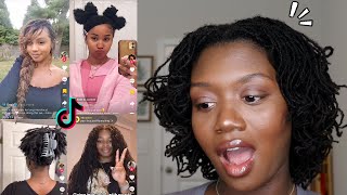 REACTING to LOC TIK TOKS | If this doesn't convince you to get locs...