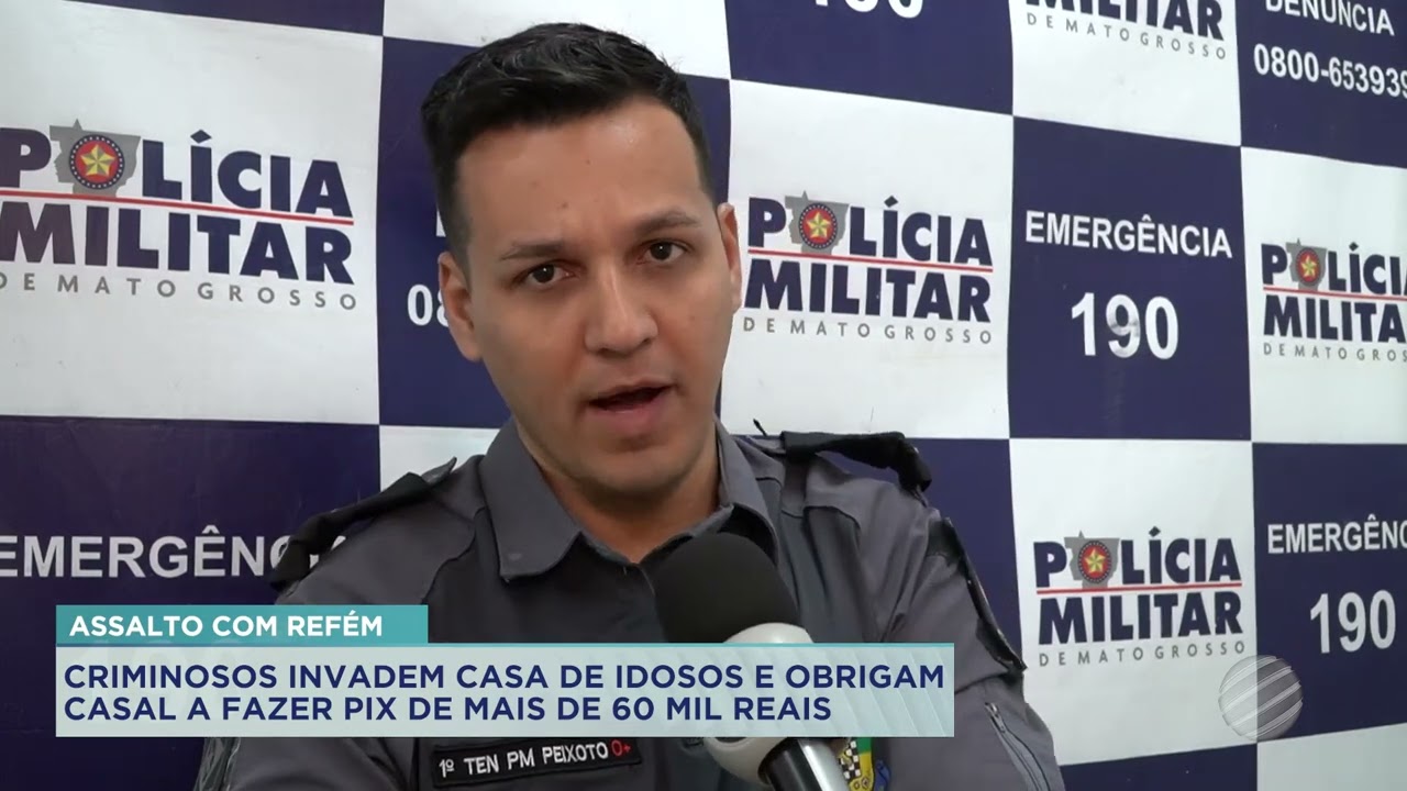 CRIMINOSOS INVADEM A CASA DE IDOSOS E OBRIGAM CASAL A FAZER PIX DE MAIS DE 60 MIL REAIS