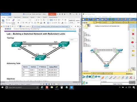 Building a Switched Network with Redundant Links 1