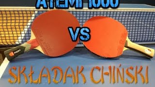 ATEMI 1000 (racket) vs chinese bat cover
