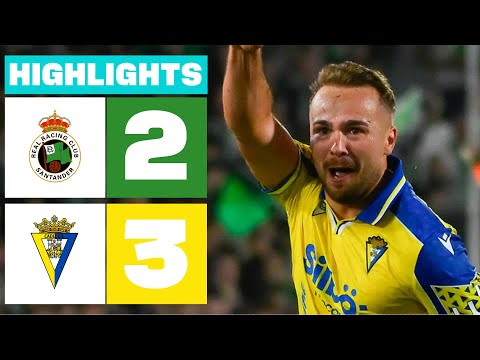 R. RACING CLUB 2 - 3 CÁDIZ CF I HIGHLIGHTS LALIGA HYPERMOTION
