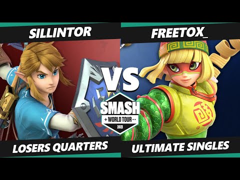 SWT Europe Online Losers Quarters - Sillintor (Min Min) Vs. Freetox_ (Link) SSBU Ultimate Tournament