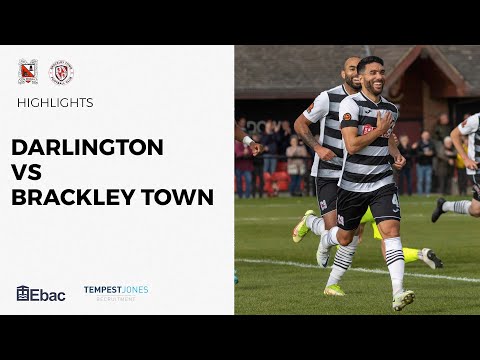 Darlington 2-2 Brackley Town - National League North - 2022/23