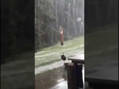 Fuerte Tormenta con granizo en zona rural de Catriló La Pampa Argentina 11_09_2026 #shorts