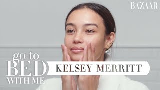 Victoria's Secret Model Kelsey Merritt's Nighttime Skincare Routine | Go To Bed With Me