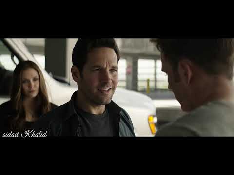Ant Man meets Captain America scene ( Captain America civil war )