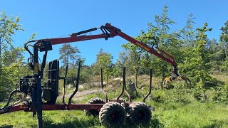 Remorque foresti&egrave;re Kesla Huggarvagn Kesla, Kran 204T 4WD | Image 4 - Autoline