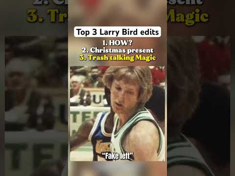 There will never be another Larry Bird. #nba #basketball #larrybird #edit